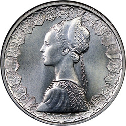 Italie, 500 lires en argent - différentes années