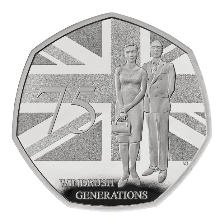 Sada 5 mincí Velká Británie Platina 2023 Proof Pamětní mince