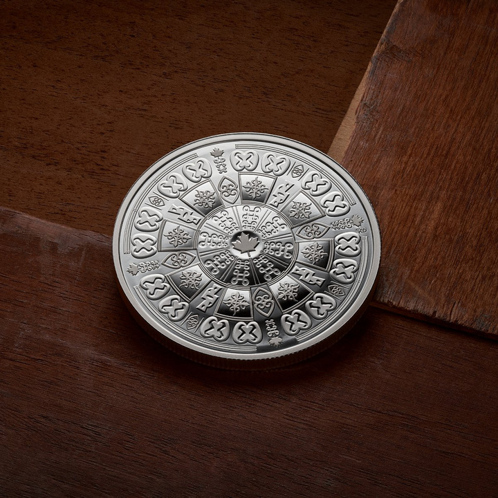 Kanada: Připomínka černošské historie – symboly Adinkra, 1 unce stříbra, 2026, Proof