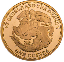 St George and Dragon 8.4 g Gold 2010 Proof