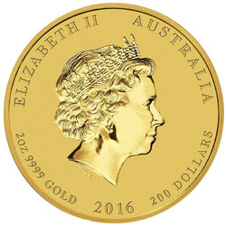 Lunar II: Jahr des Affen 2 oz Gold 2016