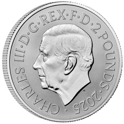 Lot de 4 pièces Britannia Argent 2025 Reverse Frosted