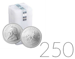 Krugerrand 1 oz Silber PAKET 250 Stück