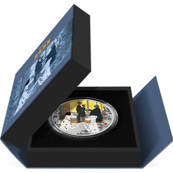 Niue : Disney Les 101 Dalmatiens - L'amour coloré 1 once d'argent 2022 Proof