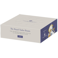 The Royal Tudor Beasts: The Seymour Unicorn 1 oz Silver 2024 Proof