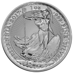 Britannia 1 uncja Srebra 2017 20th Anniversary Privy NGC Gem Uncirculated First Day of Issue