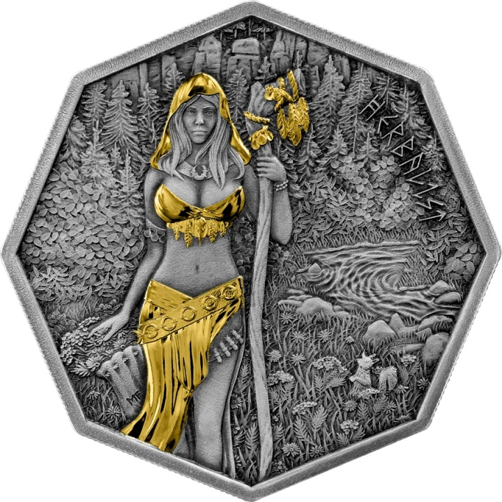 Witchcraft – Herbalist Ritual Gold-Plated 1 oz Silver (2025)