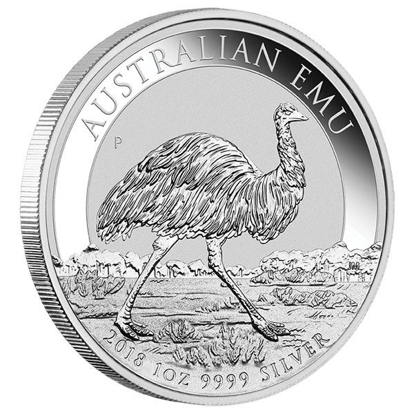 Australian Emu 1 oz Silber 2018