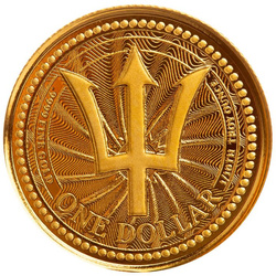 Barbados: Trident 1/10 oz Gold 2023