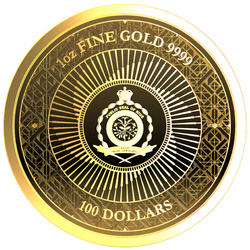 Niue: Chronos 1 uncja Złota 2023 Prooflike