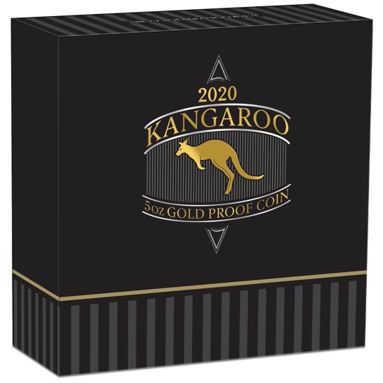 Canguro Australiano 5 oz Oro 2020 Proof