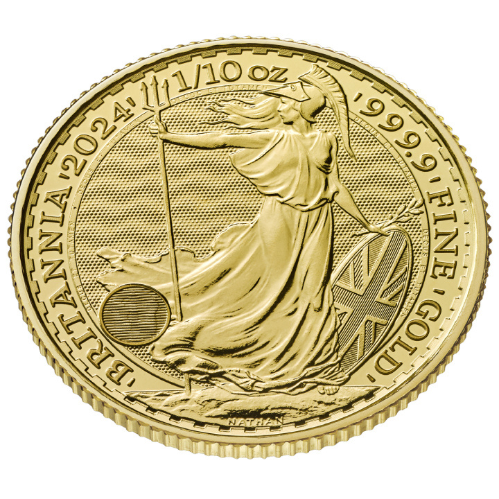 Britannia 1/10 oncia d'oro 2024