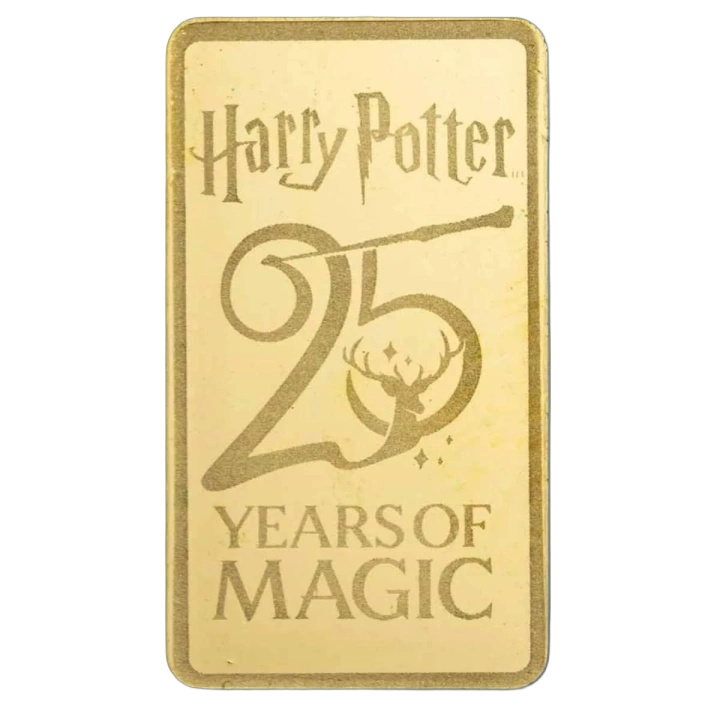 0.5 g Gold Bar – Harry Potter 25th Anniversary