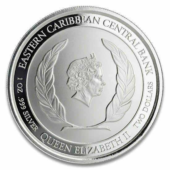 San Vicente y las Granadinas: Pax Et Justitia 1 oz Plata 2020