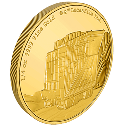Niue: Star Wars - Sandcrawler 1/4 oz Oro 2022 Proof