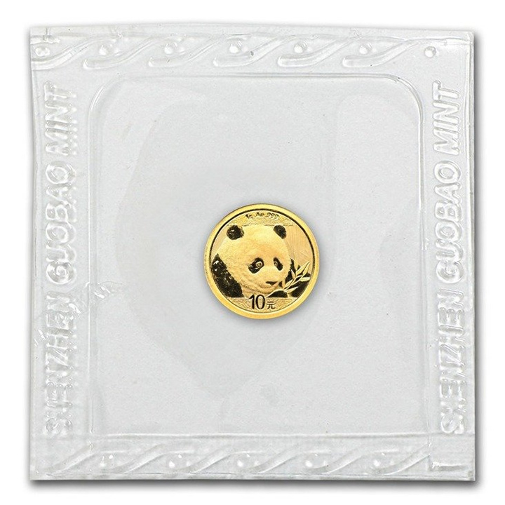China Panda 1 gram Gold 2018