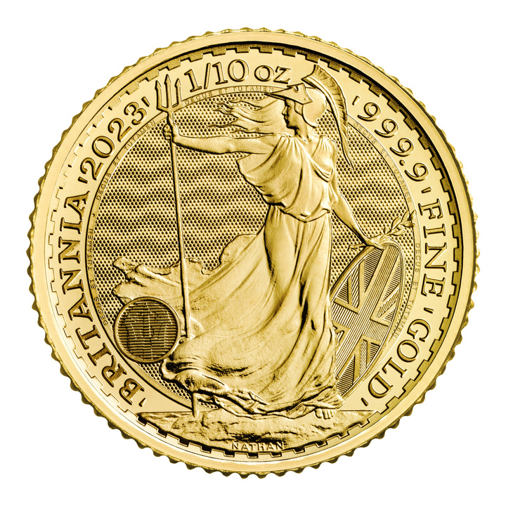 Britannia - Queen Elizabeth II 1/10 oz Gold 2023