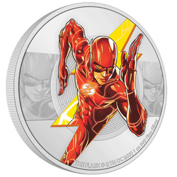 Niue: DC Comics - The Flash coloured 1 oz Plata 2023 Proof