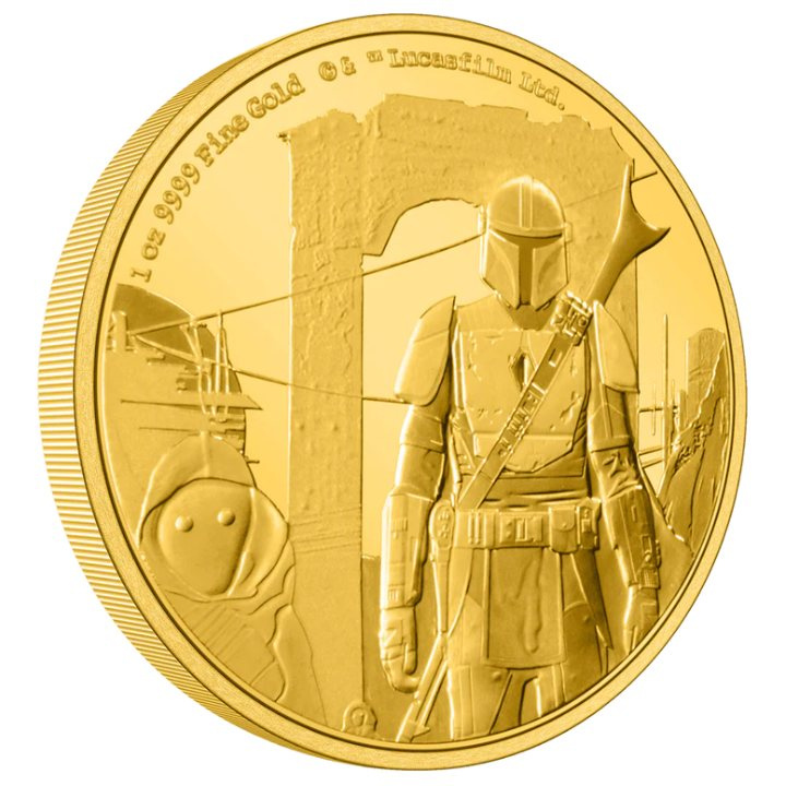 Niue: Star Wars The Mandalorian – The Mandalorian 1 uncja Złota 2021 Proof