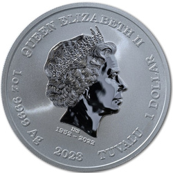 Tuvalu: Dioses del Olimpo - Artemisa 1 oz Plata 2023