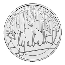 The Queens Reign - Commonwealth měď-nikl £5 2022