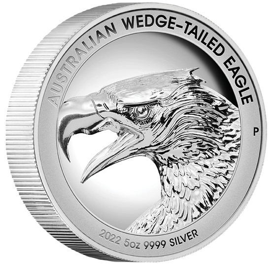 Aquila australiana 5 once d'argento 2022 Proof Ultra High Relief