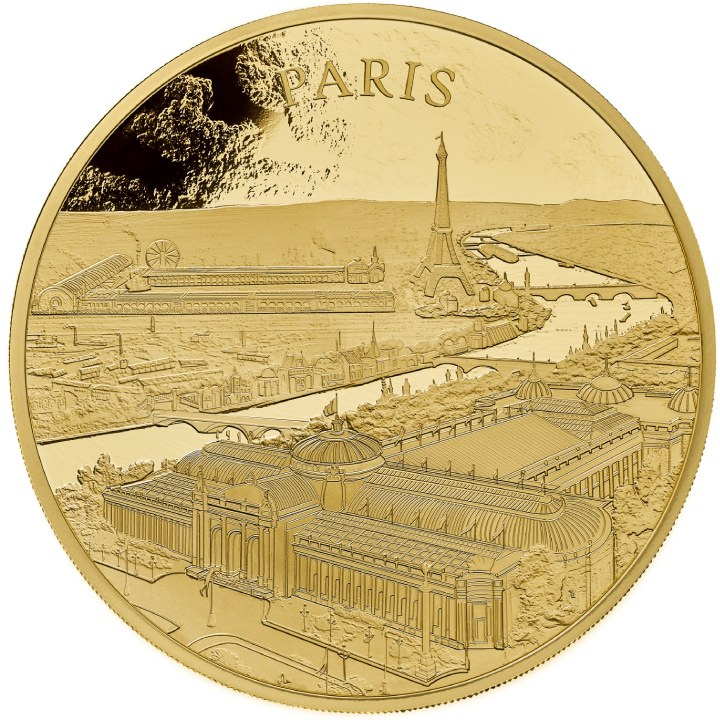 City Views: Paris 1000 gramów Złota 2024 Proof