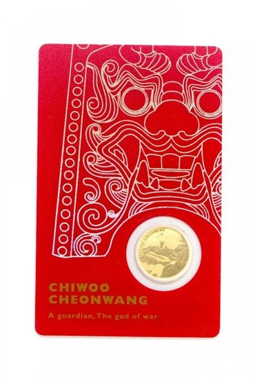 Chiwoo Cheonwang 1/10 unce zlata 2018 (červená)