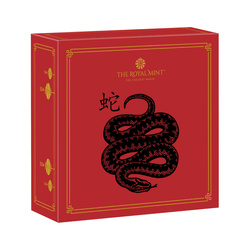 Royal Mint Lunar: Anno del Serpente 5 once d'oro 2025 Proof