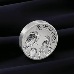 Kookaburra 5 uncji Srebra 2023 Incused