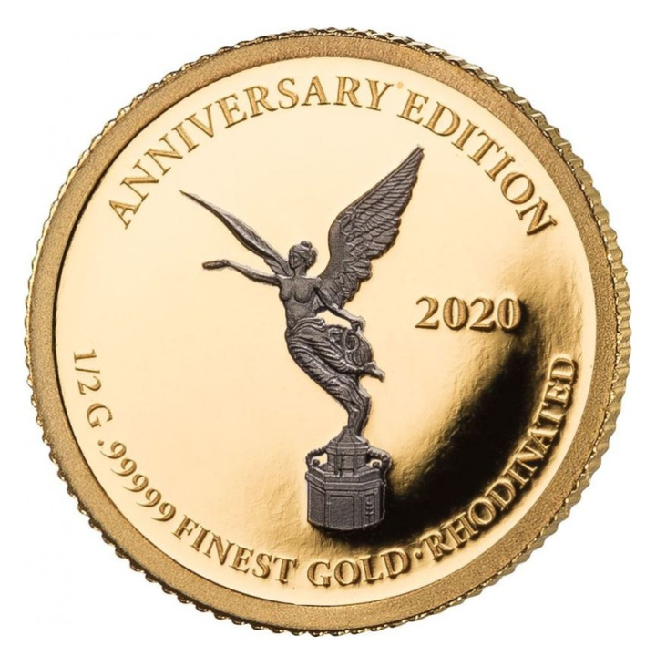 Africa: Set di 7 monete d'oro 0,5 g 2020 Proof Anniversary Edition