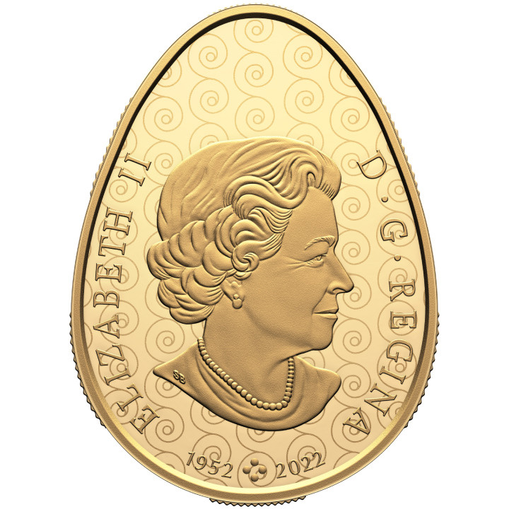 Kanada: Húsvéti tojás 250 dollár arany 2024 Proof