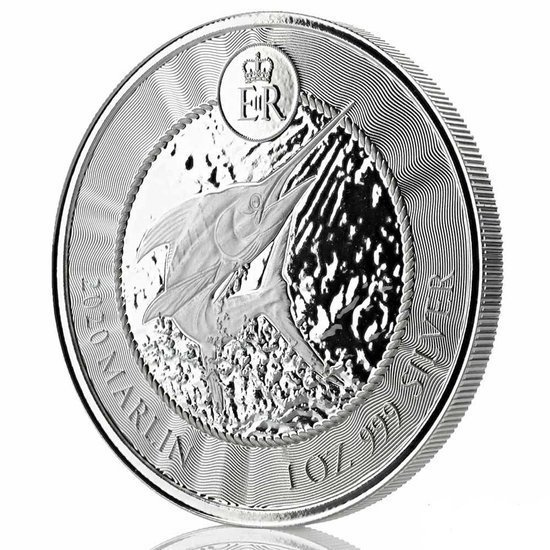Islas Caimán: Marlin 1 oz Plata 2020