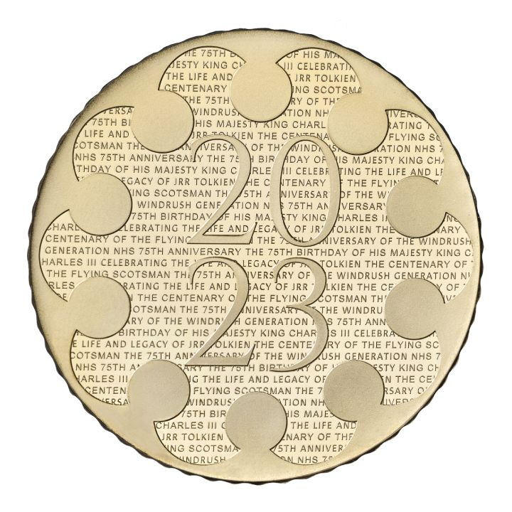 Set di 5 monete Regno Unito Rame-nichel 2023 Premium Proof Commemorative Coin