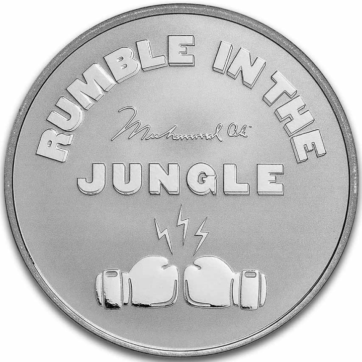 Niue: Muhammad Ali: Rumble In The Jungle 1 oncia d'argento 2023