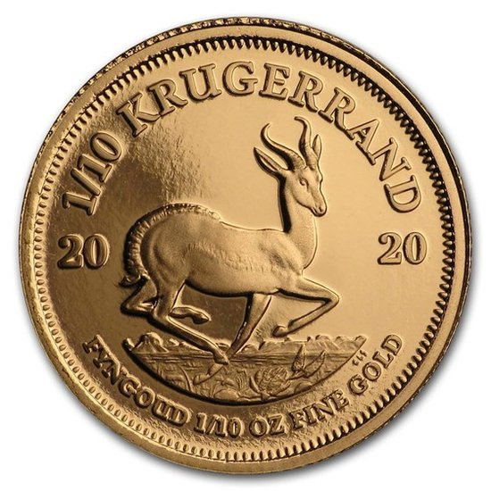 5-Coin set Krugerrand Gold 2020 Proof