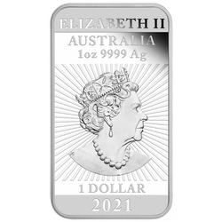 Dragon 1 oz Silber 2021 Proof Rectangular Coin