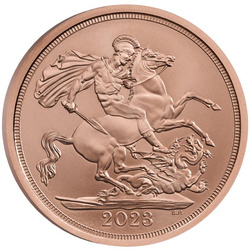 75e anniversaire de Sa Majesté le roi Charles III Souverain commémoratif 2023 (frappé le 14 novembre 2023)