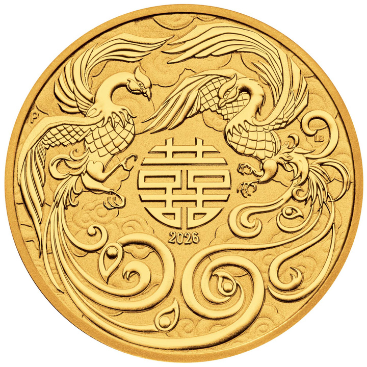 Chinese Myths and Legends: Double Phoenix 1 uncja Złota 2026