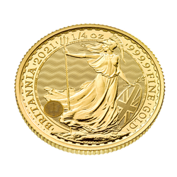 Britannia 1/4 uncji Złota 2021