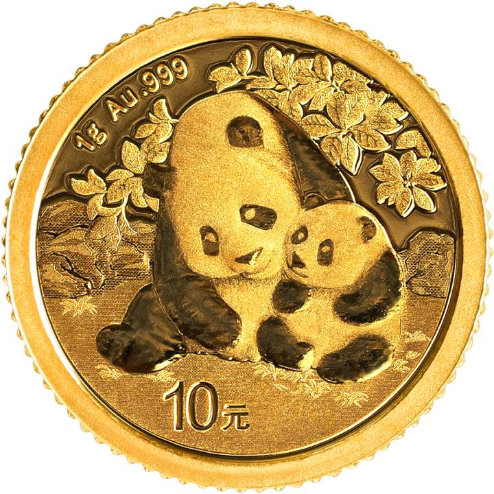 Panda de China 1 gramo Oro 2024