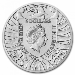 Niue: Czech Lion 2 oz Silver 2022