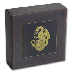The Queen’s Beasts: The Dragon 1 oz Silber 2018 PROOF