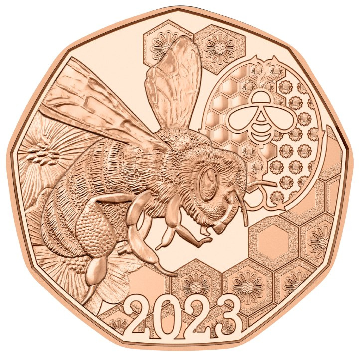 La danse frétillante 5 euros en cuivre 2023