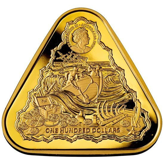 Treasure Shipwrecks: Vergulde Draeck 1 uncja Złota 2020