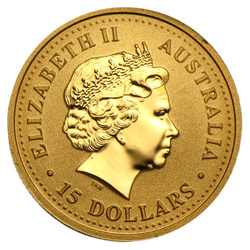 Australian Kangaroo - Nugget 1/10 oz Gold Coin 2005