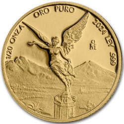 Libertad messicana 1/20 di oncia d'oro 2024 Proof