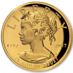 American Liberty - U.S. Mint 225th Anniversary 1 uncja Złota 2017 Proof High Relief NGC PF70 Ultra Cameo First Day Of Issue Jeppson