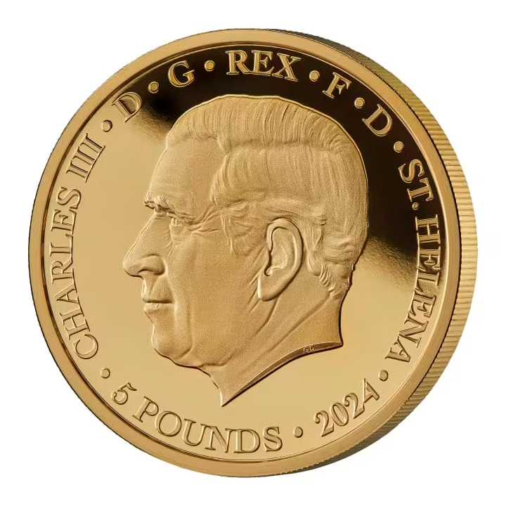 St Helena: Lucky Angel 1 oz Gold 2024 Proof Coin