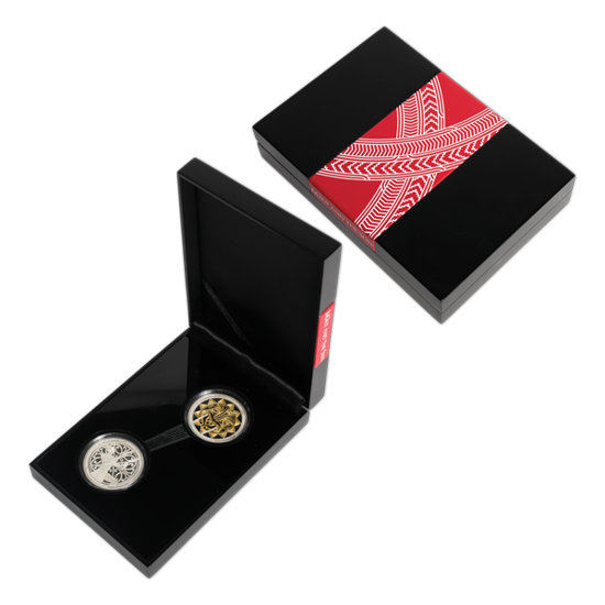 Set de 2 monedas de plata Maui y sol 2018 Proof